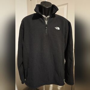 The North Face Men’s Fleece Quarter-Zip Pullover Sweatshirt Black Size L